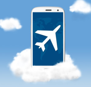 Smartphone Airplane Travel